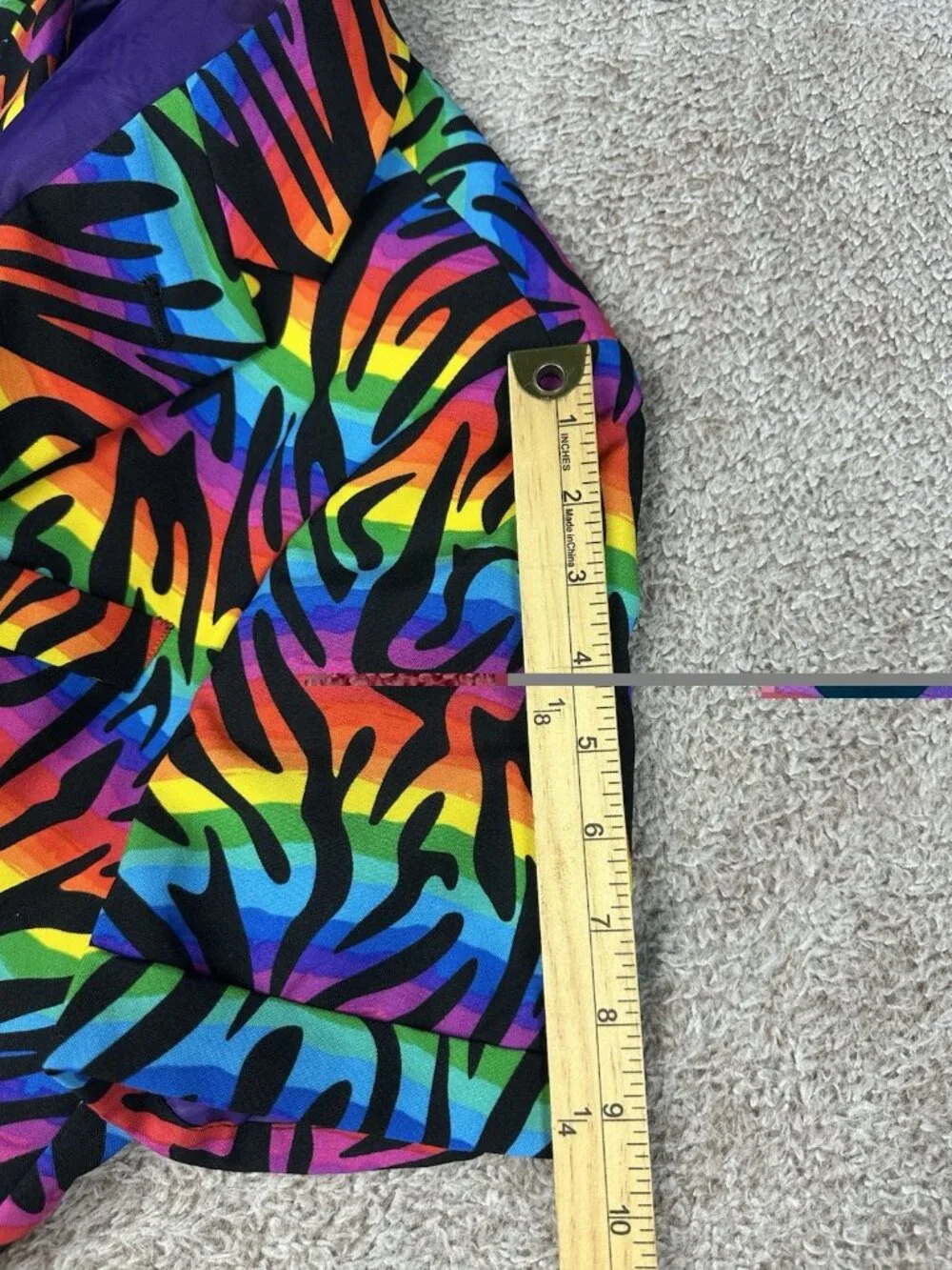 OppoSuits Wild Rainbow Summer Suit 2 Piece Set NO TIE Mens 36